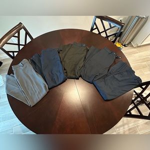 Lot of 5 Men’s dress/work pants. Haggard, Perry Ellis, and Calvin Klein